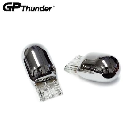 Gp-Thunder GP-Thunder GP-7440-CA Glass Silver Chrome Light Bulbs Turn Signal Brake Light GP-7440-CA